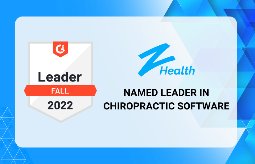 zHealth Named Leader in Chiropractic Software on G2’s Fall 2022 Report