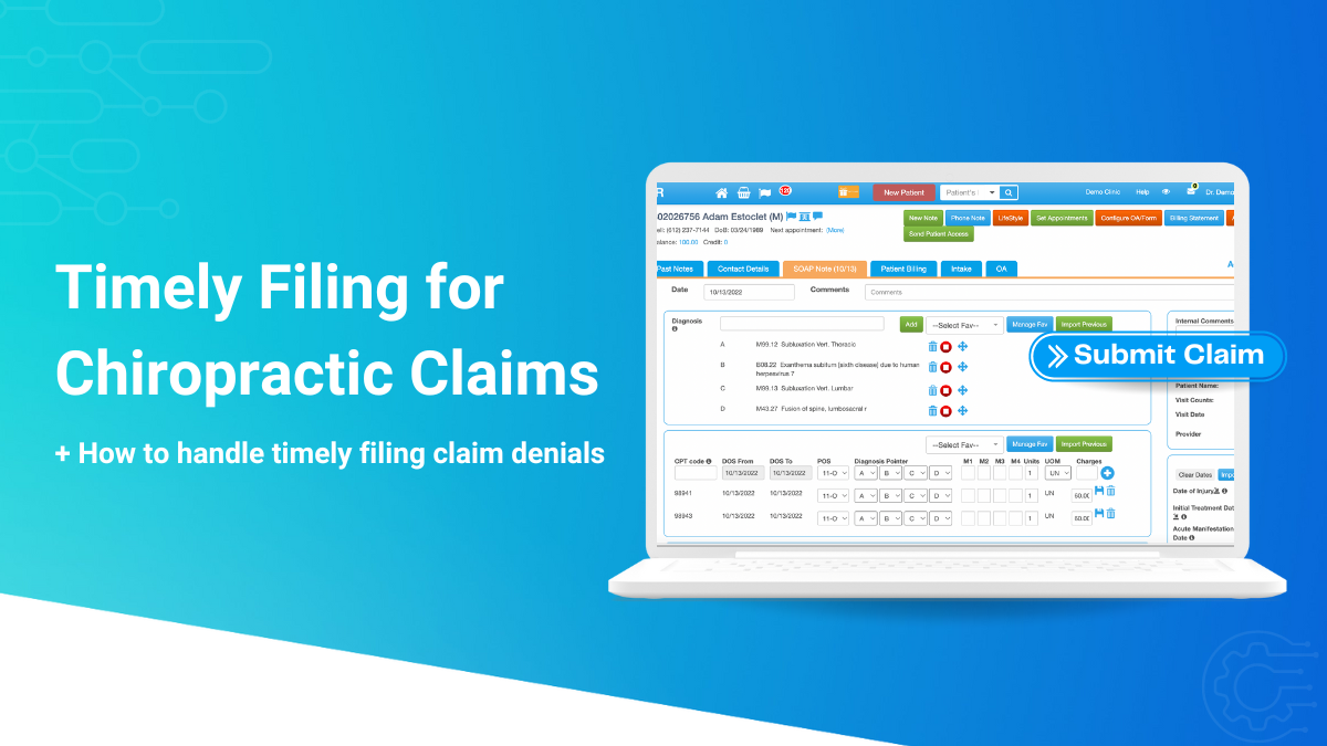 How to Handle Timely Filing Claim Denials for Chiropractic Claims