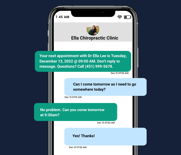 2-way Text Messaging zHealth Conversations