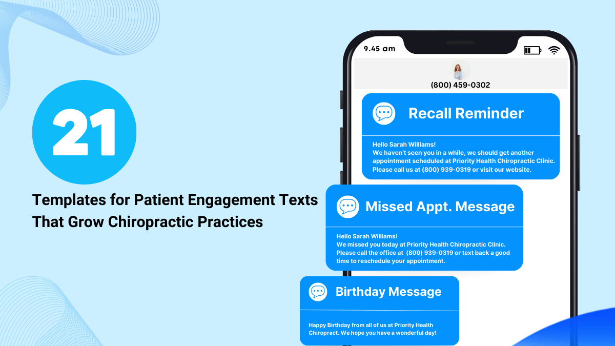 Templates for Patient Engagement Texts