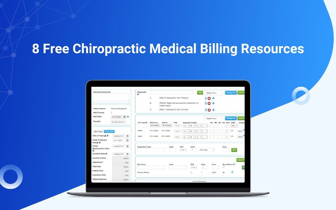 Top 8 Free Resources to Streamline Chiropractic Medical Billing