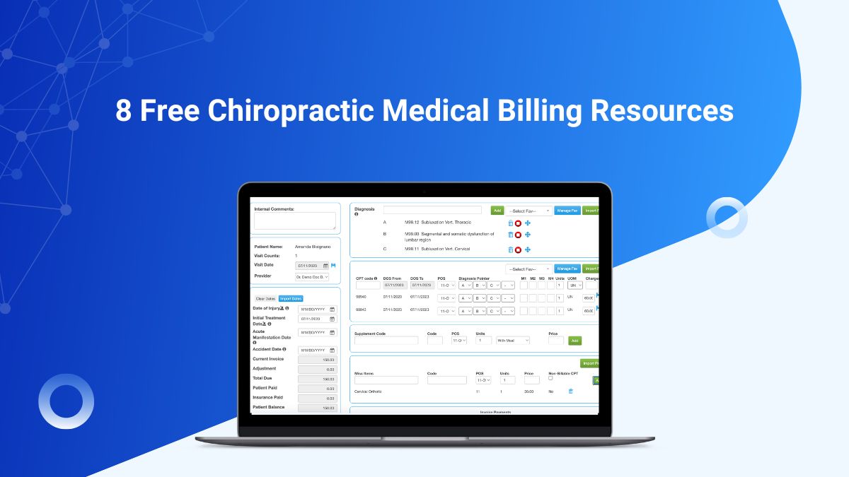 Free Chiropractic Medical Billing Resources