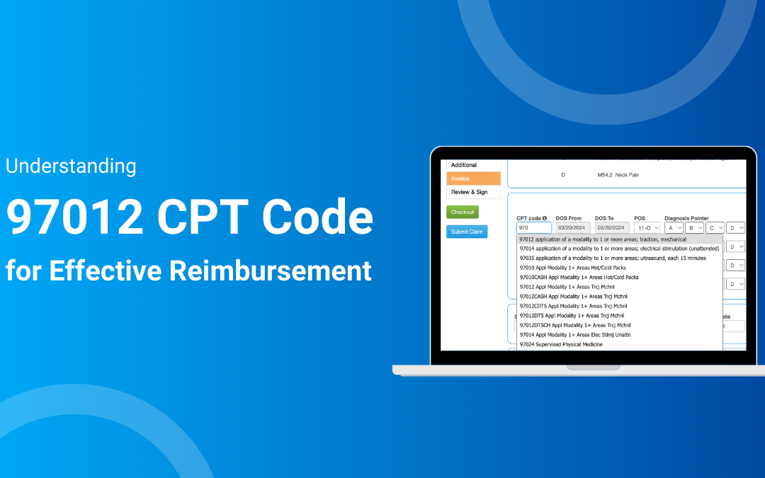 Understanding 97012 CPT Code for Effective Reimbursement