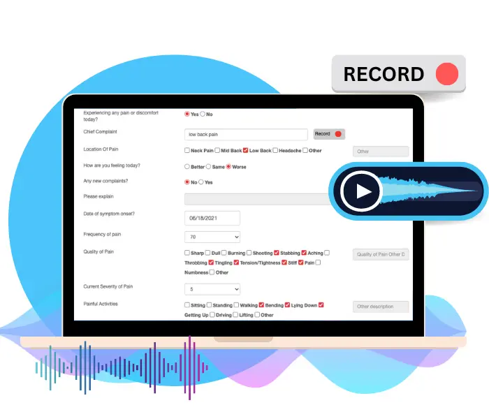 speech recognition software in soap notes