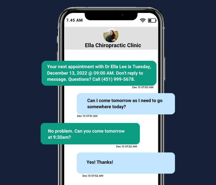 2 Way Text Messaging zHealth Conversations