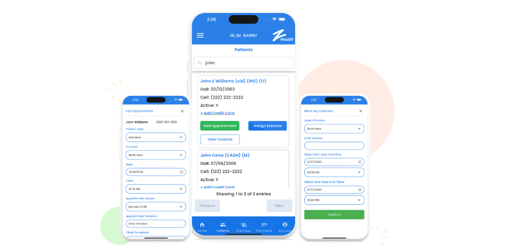 Stay on top of your schedule_zHealth Provider App