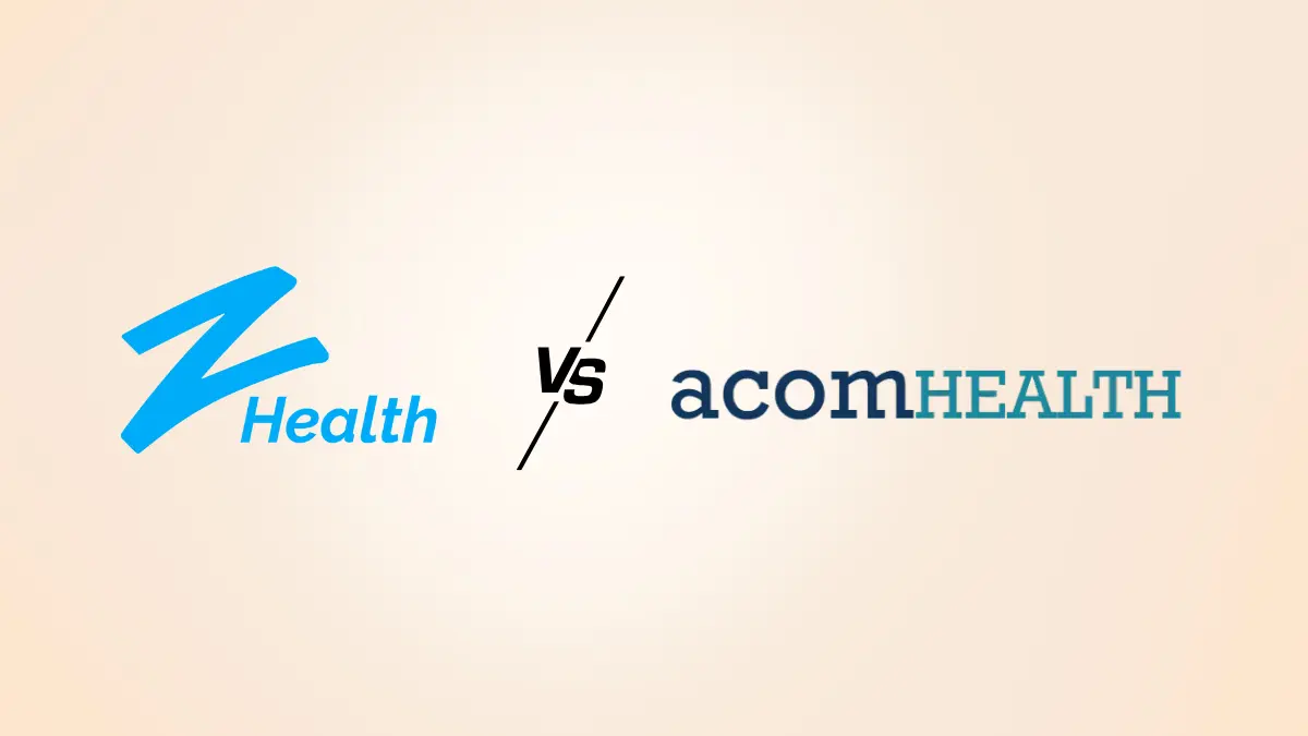 zHealth vs ACOM Health Comparison