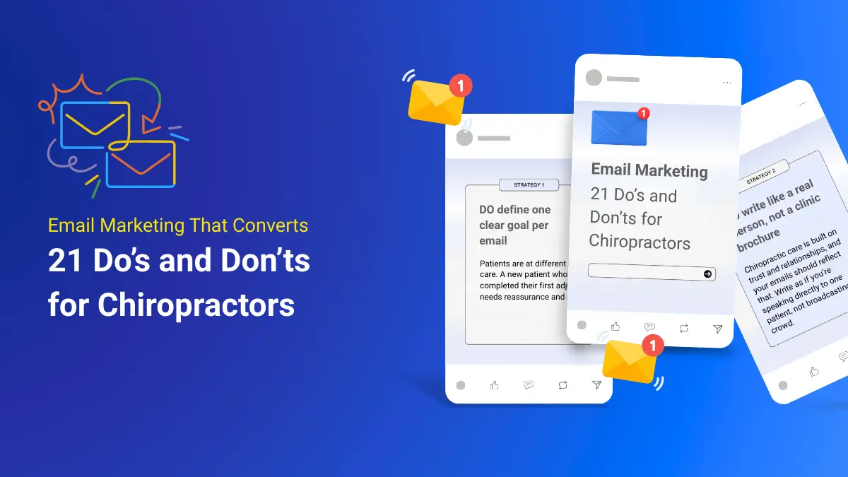 chiropractic email marketing tips