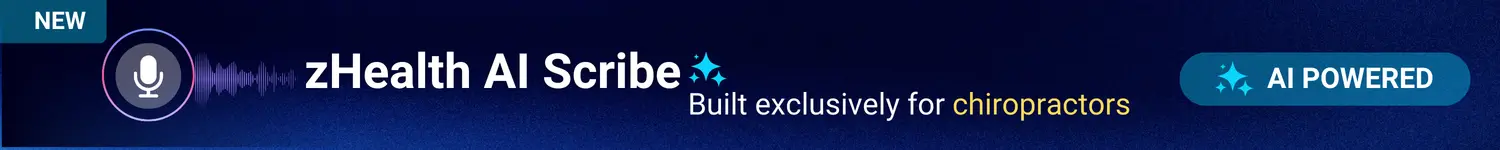 zHealth AI Scribe – Built Exclusively for Chiropractors