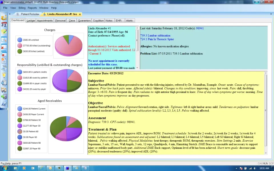 Eclipse software screenshot