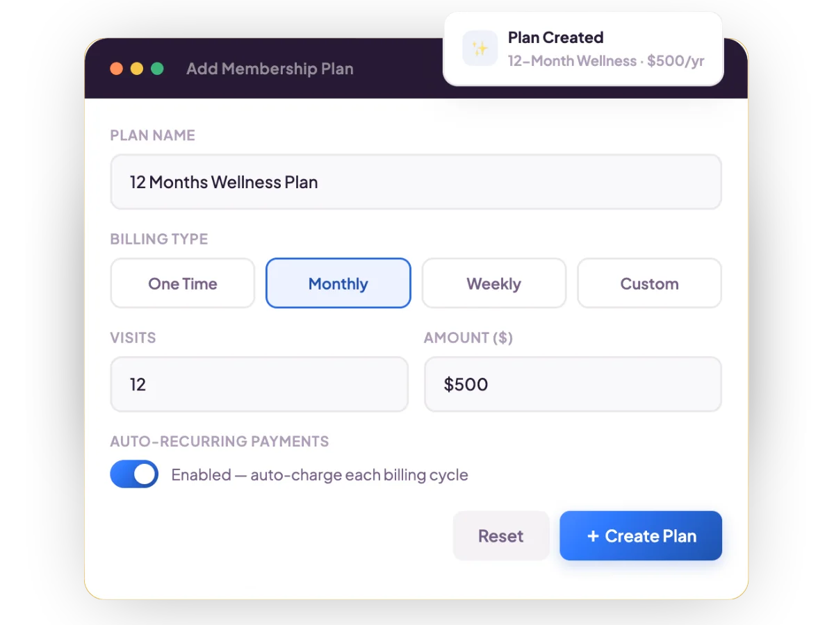 Membership Management Software for Wellness Providers