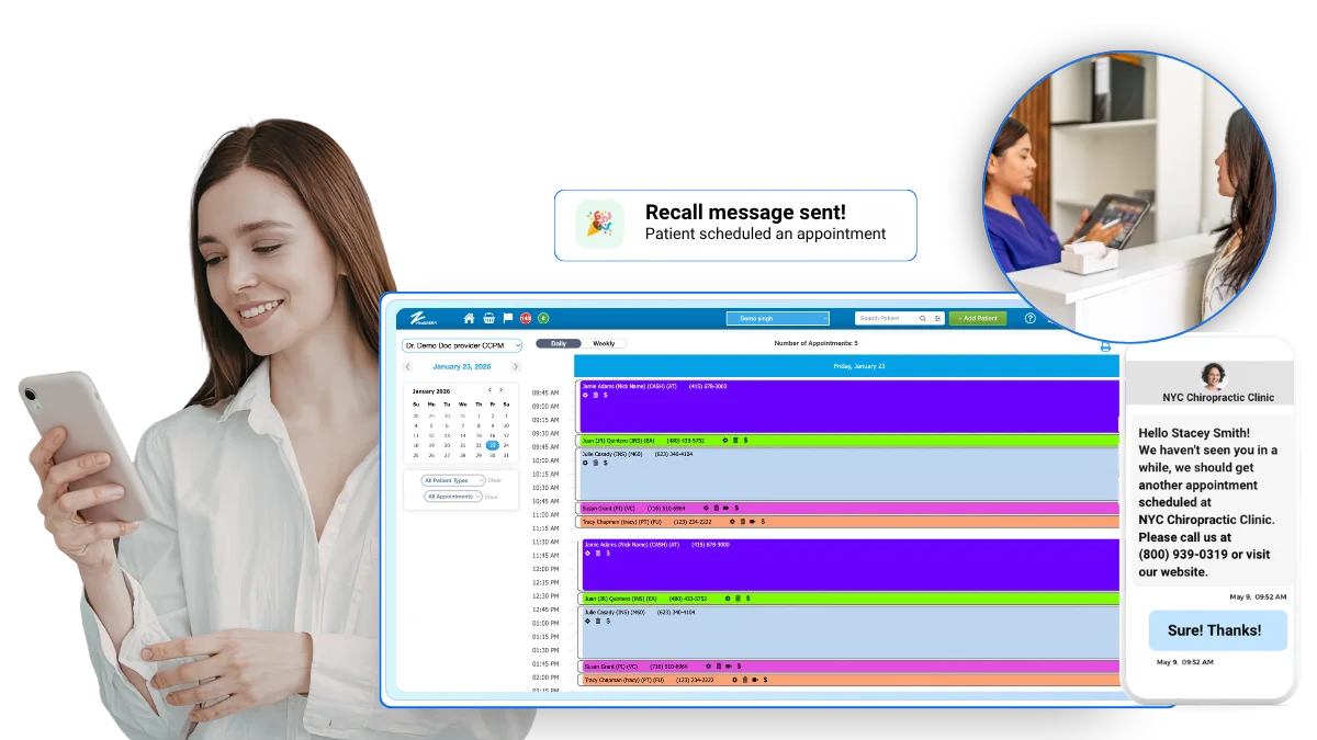 zHealth Automted Patient Recall Software