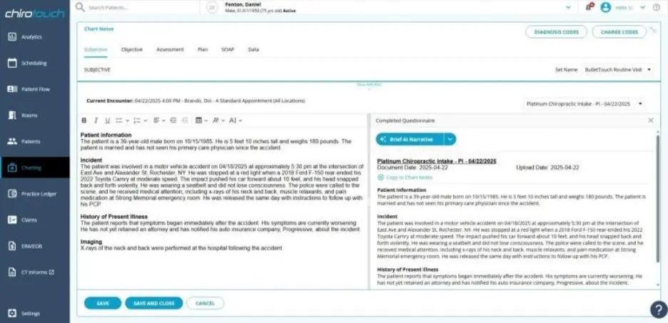 ChiroTouch software