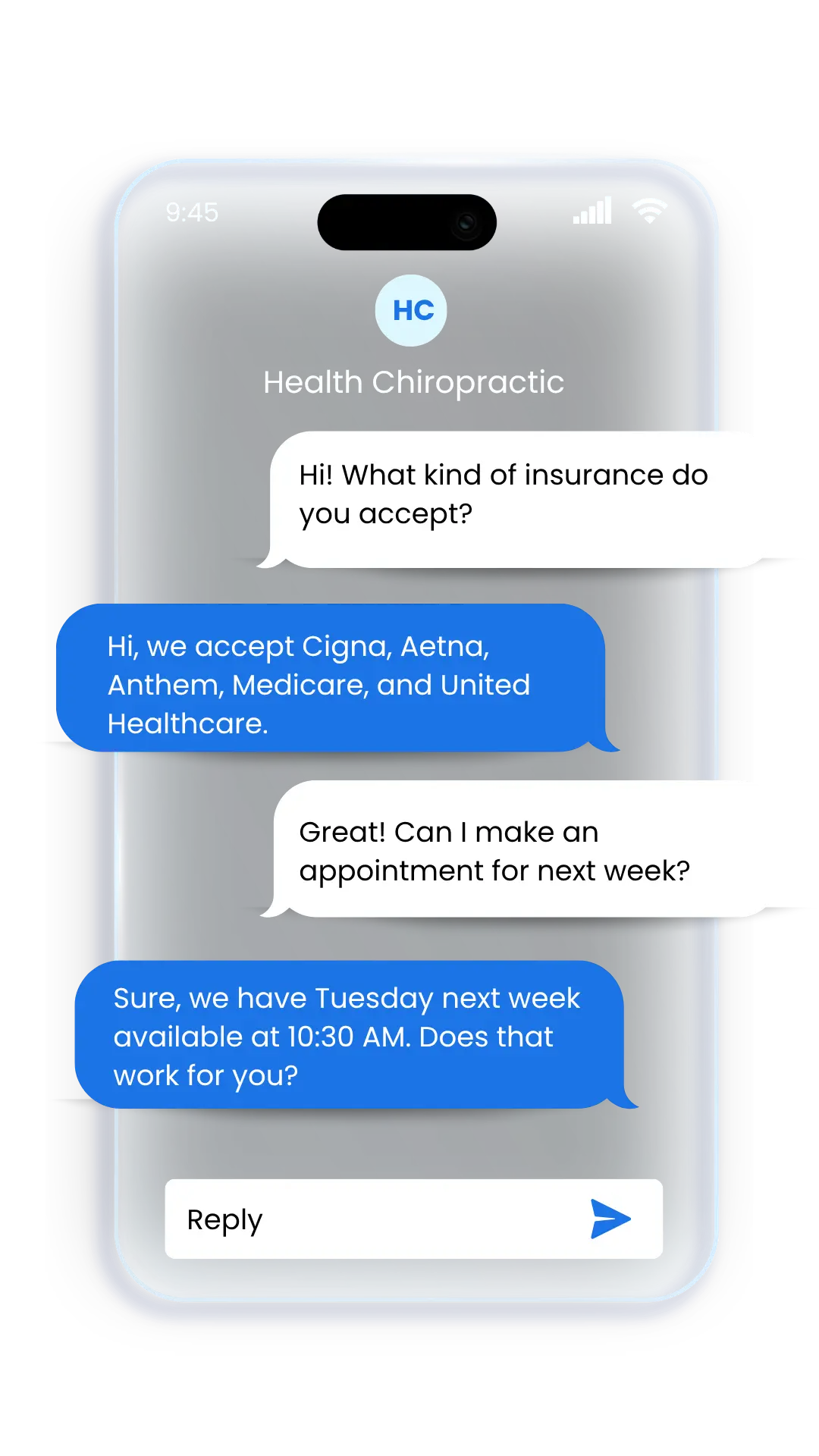 Two way text messaging_zHealth
