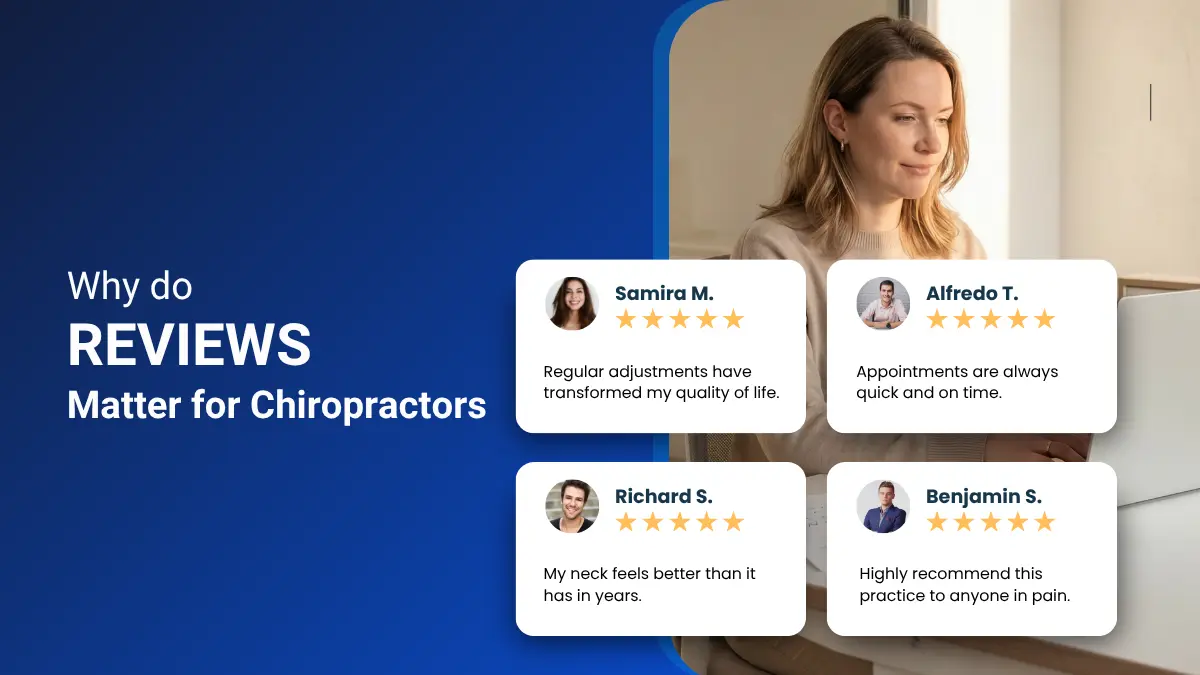 online reviews for chiropractic clinics