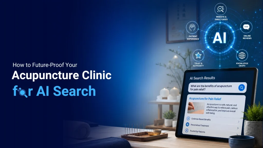AI search for acupuncture clinics